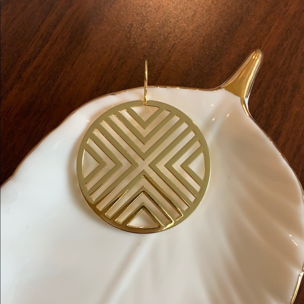 ☀️FINAL DAY!❄️Geometric circle earrings - Picture 2 of 4